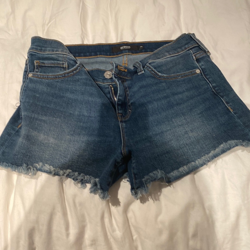 Hudson cut off jeans